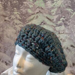 Multicolor Knit Beret